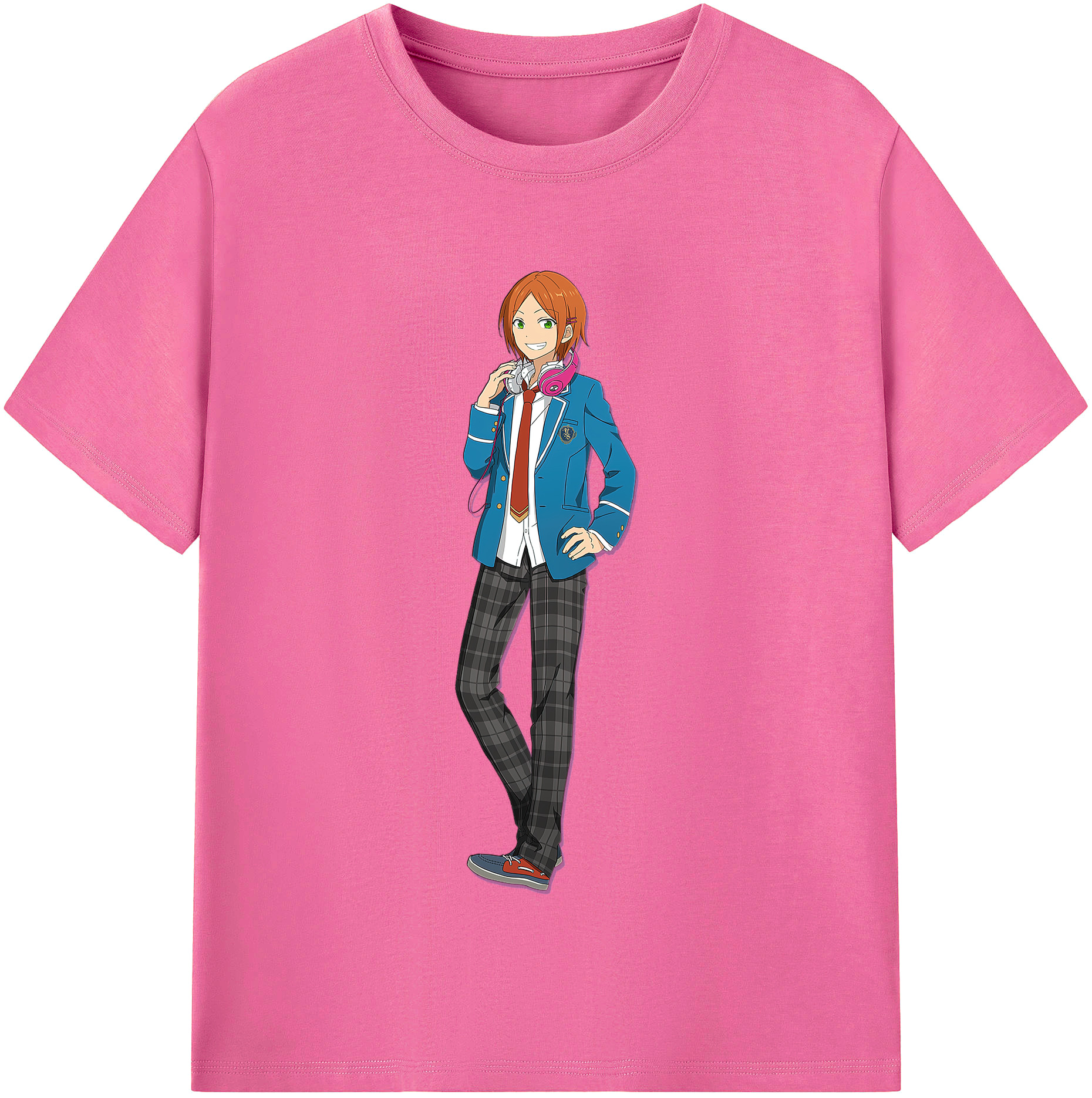 （画像用） あんさんぶるスターズ! Ensemble Stars レディースカジュアルプリントTシャツ（綿100％）